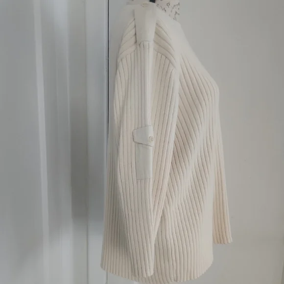 Ralph Lauren Cream Cotton Sweater - Picture 5 of 6